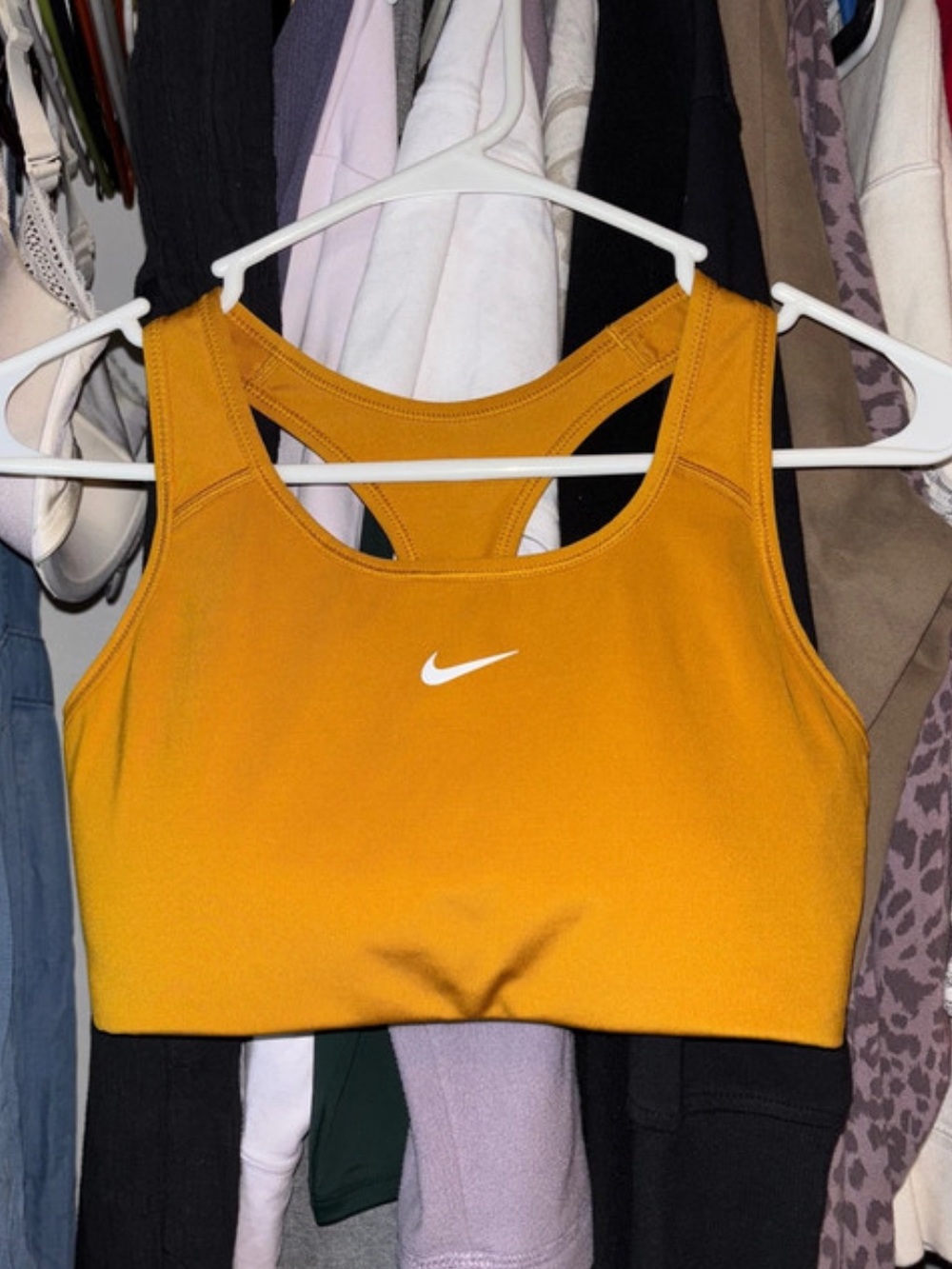 Nike Yellow Sports Bra with padding